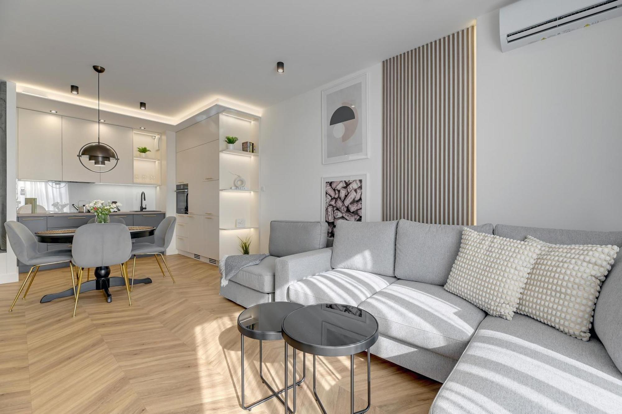 Nadmotlawie Estate Gym, Sauna & Parking By Downtown Apartments Gdansk Exterior photo